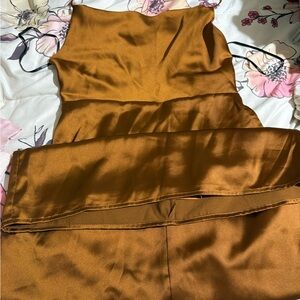 Forever 21 Asymmetrical Dress in Bronze